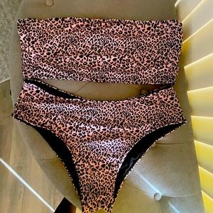 Plus size 2 piece bathing suit